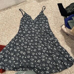 Showpo navy floral dress